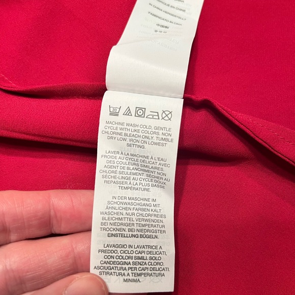 NWT J. Crew Red Mid-length Slip Dress Size XS - Picture 12 of 12